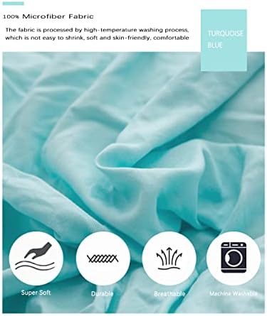 IHOUSTRIY Twin Duvet Cover Set with Pom Poms Fringe