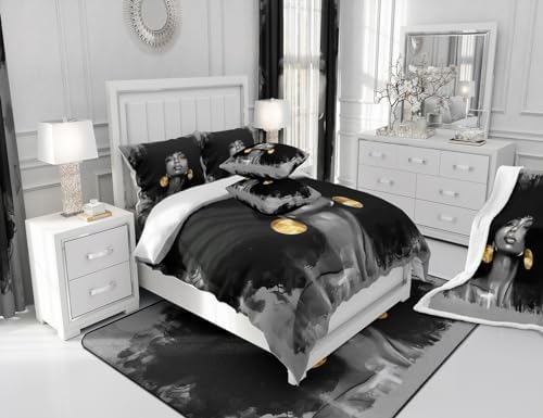 Homewish African Style King Size Duvet Cover Set