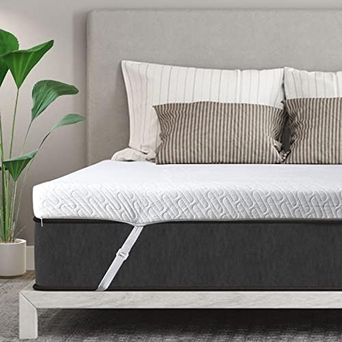 VALUXE 3 Inch Gel Memory Foam Mattress Topper Twin Size