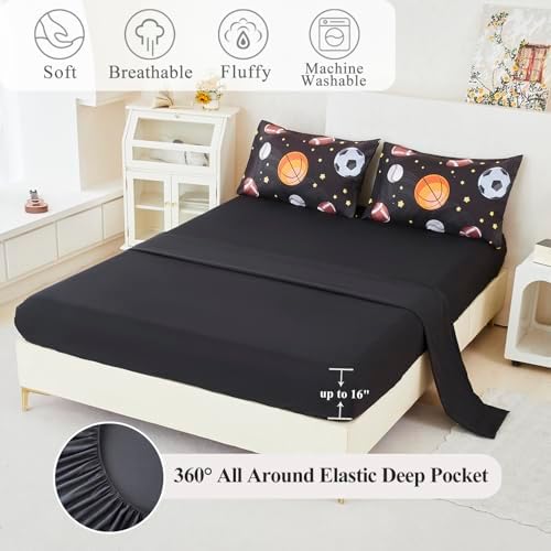 ZSYAYAHA Twin Bedding Set with Comforter 5 Pieces