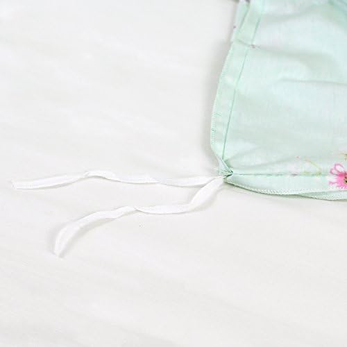 FADFAY 7Pcs Twin Size Cotton Duvet Cover Set with Pillowcases
