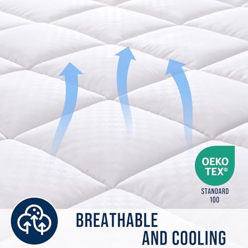 OLANLY Twin Quilted Mattress Pad with Deep Pocket