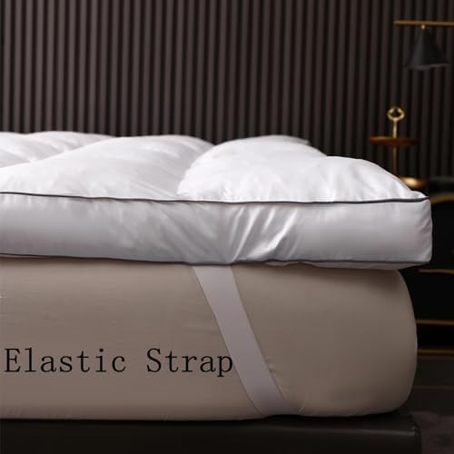 TESIONE 3 Inch Memory Foam Mattress Topper Queen Size