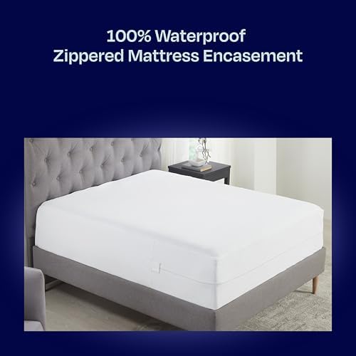 California Design Den Waterproof Queen Mattress Encasement - 6 Sided Protection 1