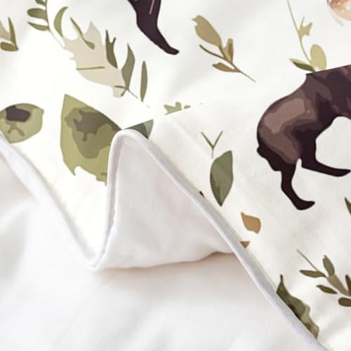 Feelyou Duvet Cover Set Woodland Pattern 100 Cotton