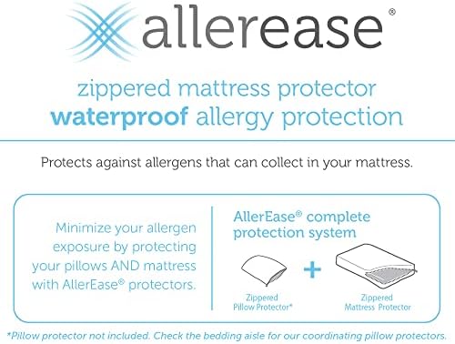 AllerEase Waterproof Mattress Protector Queen Size