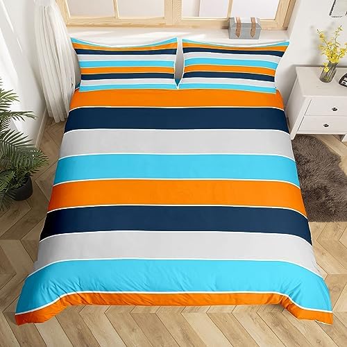 Jejeloiu Geometric Duvet Cover Set for Kids