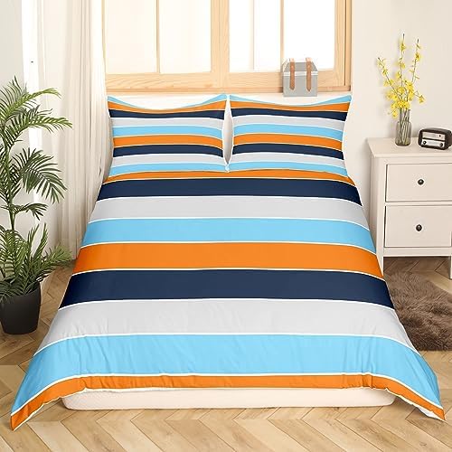 Jejeloiu Geometric Duvet Cover Set for Kids