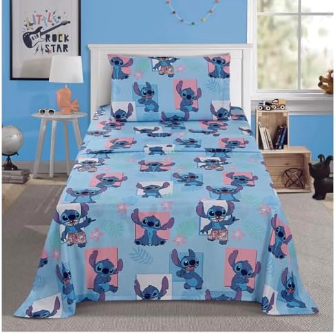 Jay Franco Twin Sheet Set 3 Pieces Lilo Stitch