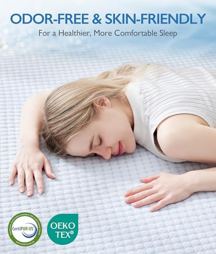 SINWEEK 3 Inch Cooling Mattress Topper Twin XL