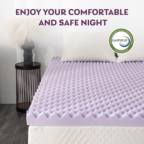3 Inch Egg Crate Queen Memory Foam Mattress Topper