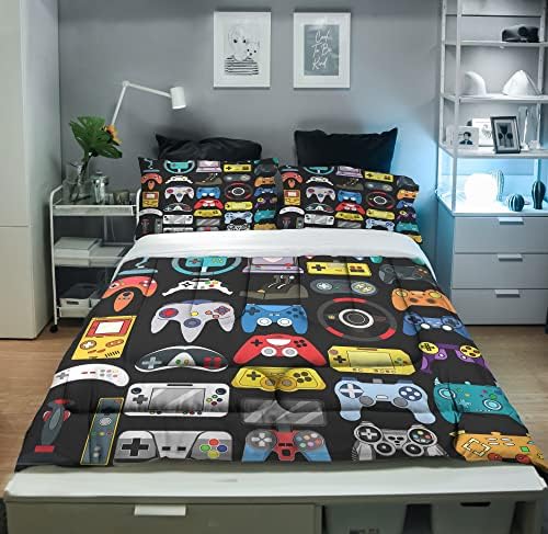 Sunnycitron Gamer Comforter Set Boys Queen