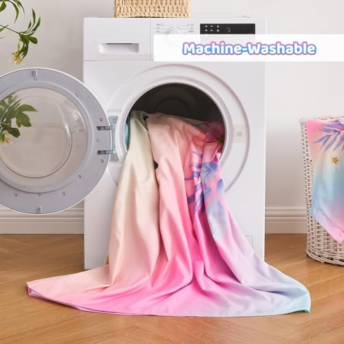 VIVILINEN Rainbow Unicorn Kids Sheet Set 4 Piece