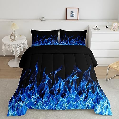 Feelyou Flame Bedding Comforter Set Twin Kids Decor