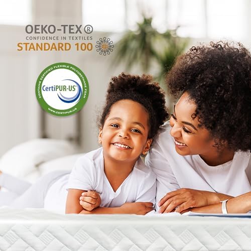Colvay 3 Inch Gel Memory Foam Mattress Topper Queen Size