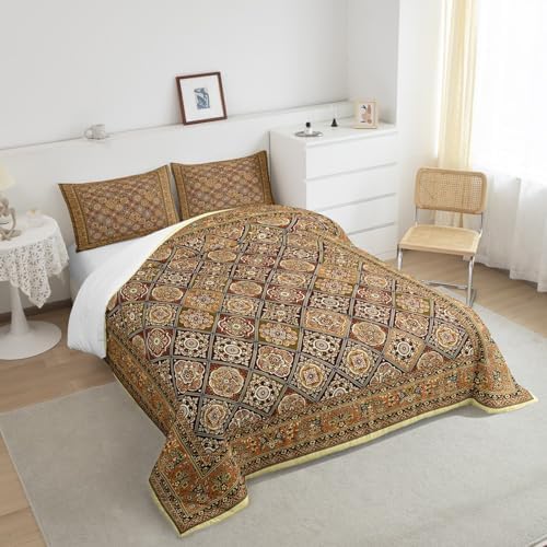 Feelyou Boho Paisley Comforter Set for Kids
