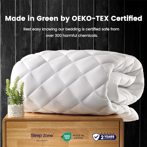 Sleep Zone Flat Mattress Cover Full Size 54x75