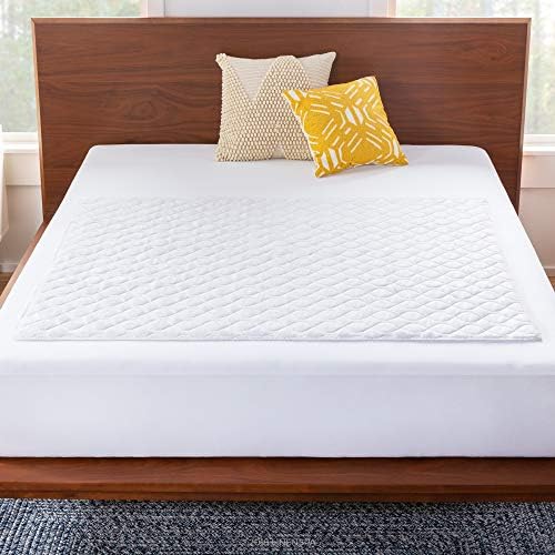 LINENSPA Waterproof Mattress Pad 44x52 Non-Slip Protector for Full Queen