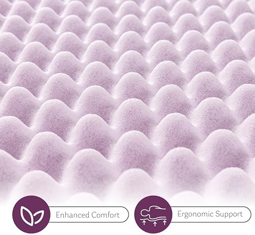 3 Inch Egg Crate Queen Memory Foam Mattress Topper