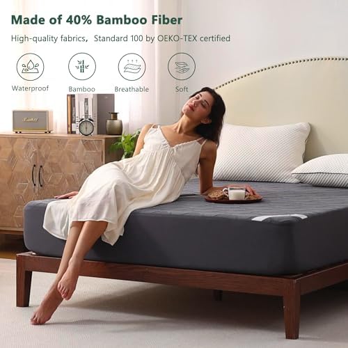 FELTYBED King Size Waterproof Mattress Protector