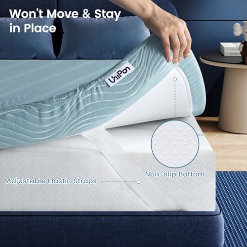 UniPon 3 Inch Firm Cooling Mattress Topper Twin Size