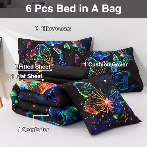 A Nice Night Galaxy Bedding Set 6pcs for Kids
