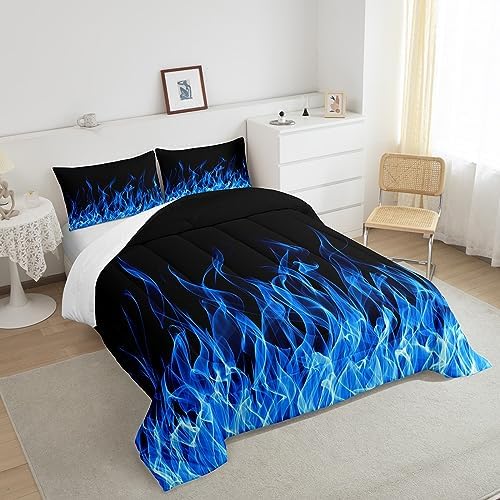 Feelyou Flame Bedding Comforter Set Twin Kids Decor