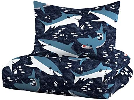 Dream Factory Sharks Boys Full Queen Comforter Set 1