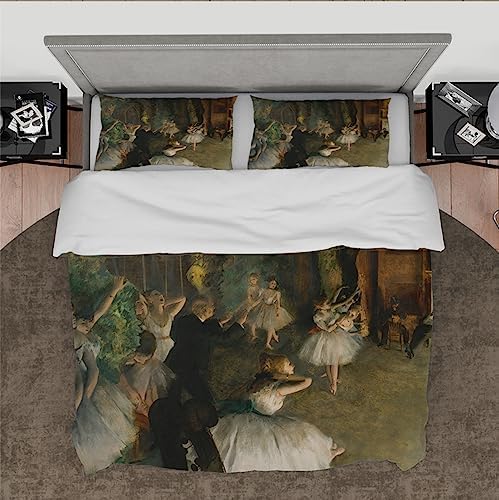 HOBBOY Retro Degas Art Duvet Cover Set 3pc