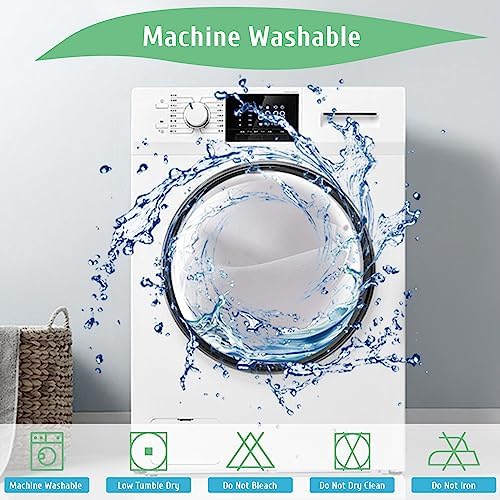 Lunsing Waterproof Full Mattress Protector with 6-16 in Deep Pockets