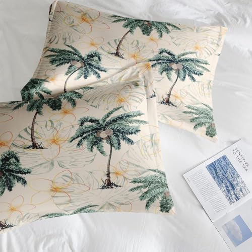 Pamnest Tropical Comforter Set Twin Size 5 Pcs