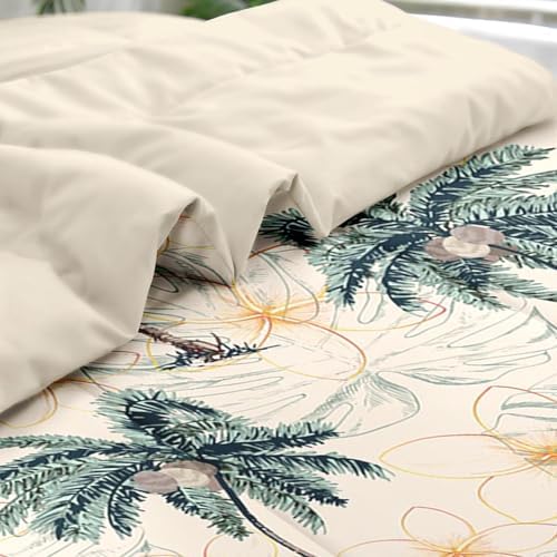 Pamnest Tropical Comforter Set Twin Size 5 Pcs