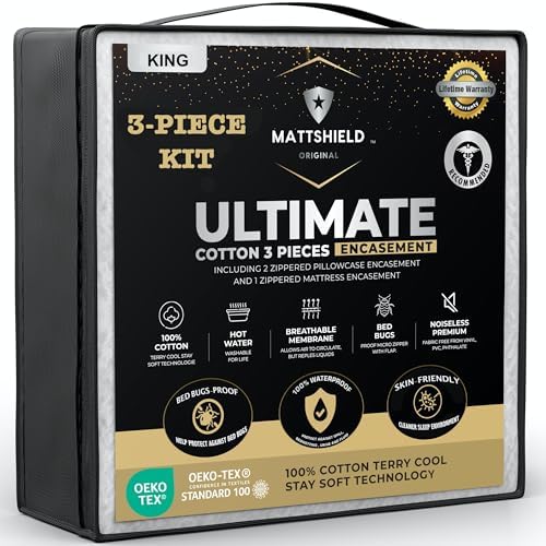 MATTSHIELD Ultimate 3-Piece Bed Bug Proof Kit