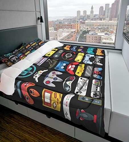 Sunnycitron Gamer Comforter Set Boys Queen