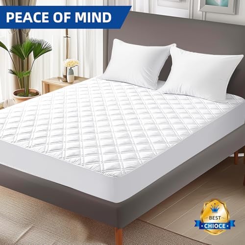 MEELUS Twin Mattress Protector Waterproof Breathable 1