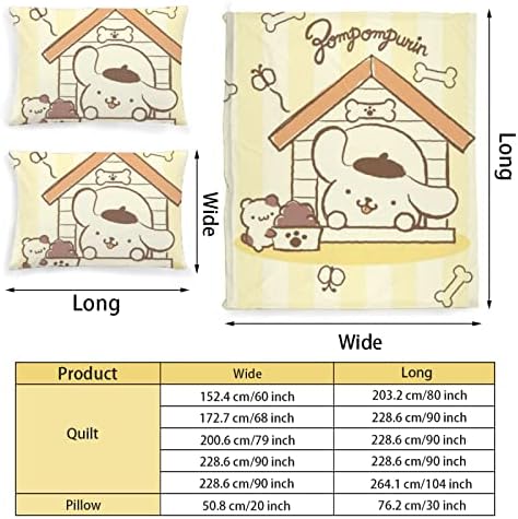 DIEZ Kawaii Printed Twin Duvet Cover Set