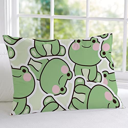 MUSOLEI Cartoon Frog Fitted Sheet Set Twin