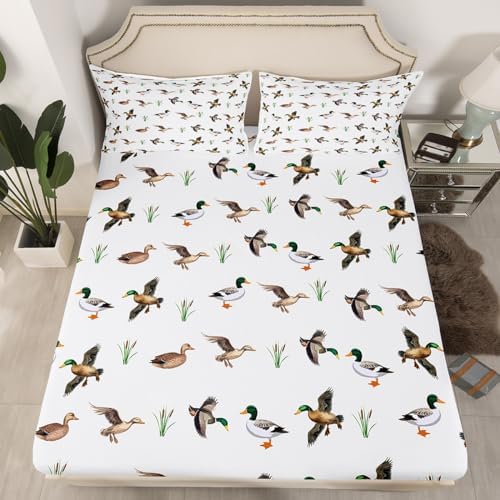 Feelyou Kids Duck Fitted Sheet Set