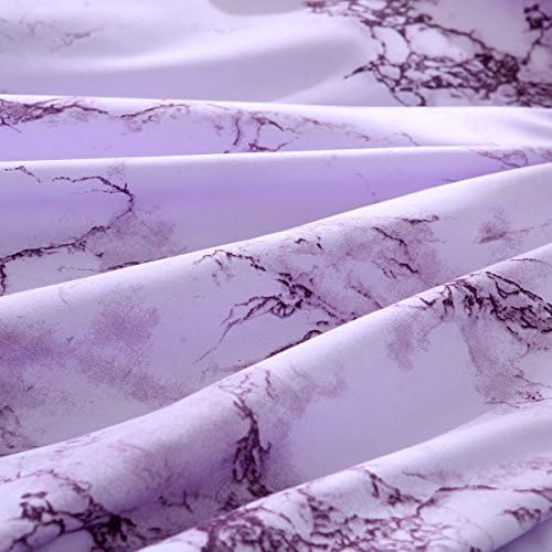 Feelyou Queen Duvet Cover Set Reversible Marble Luxury Microfiber