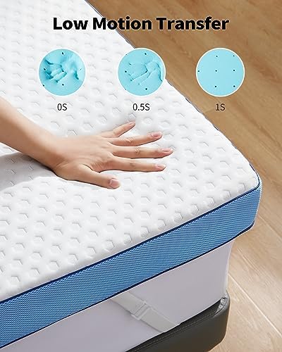 PERLECARE 3 Inch Cooling Mattress Topper Full Size