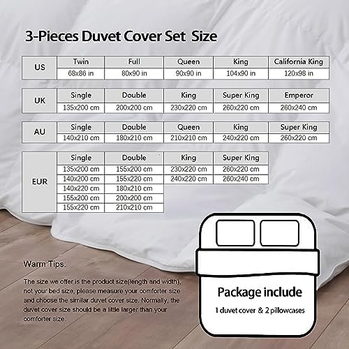 RIVINE Degas Style Duvet Cover Set 3 Piece Twin XL