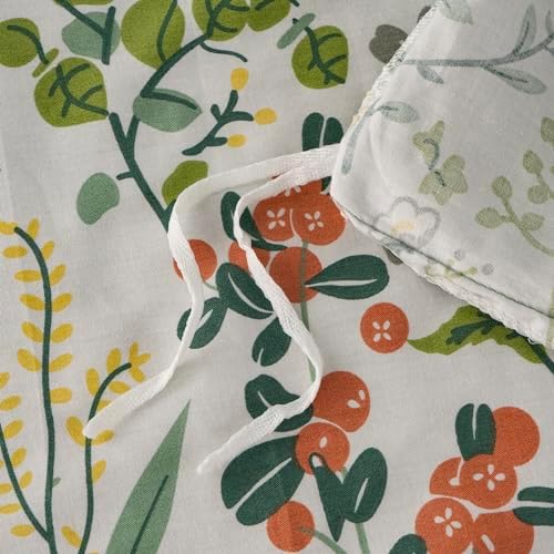 BUPIRD Queen Duvet Cover Set Floral 3 Pieces