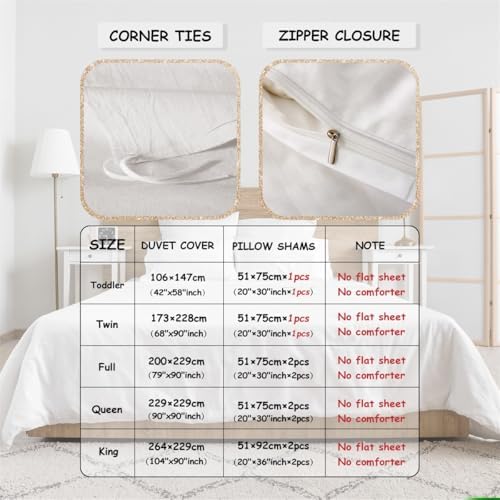 Jejeloiu Japanese Geisha Duvet Cover Set
