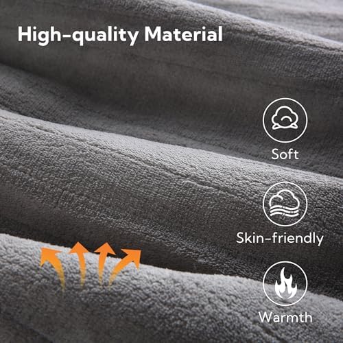 SUNNY HEAT Electric Mattress Pad Full Size 54x75 5 Heating Levels