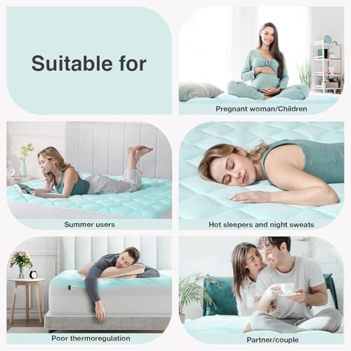 Novilla Cooling Mattress Topper King Size