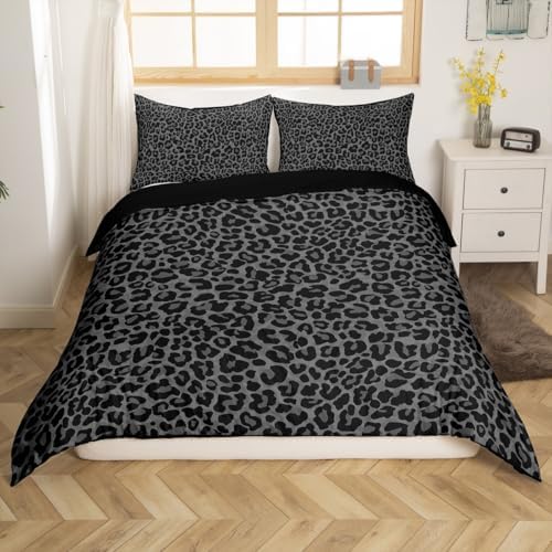 Erosebridal African Cheetah Duvet Cover Set