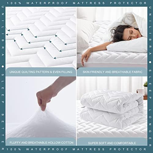 UNILIBRA Queen Waterproof Mattress Protector Quilted