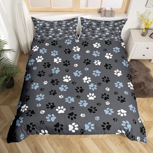Feelyou Kawaii Dog Duvet Cover Set Twin Size