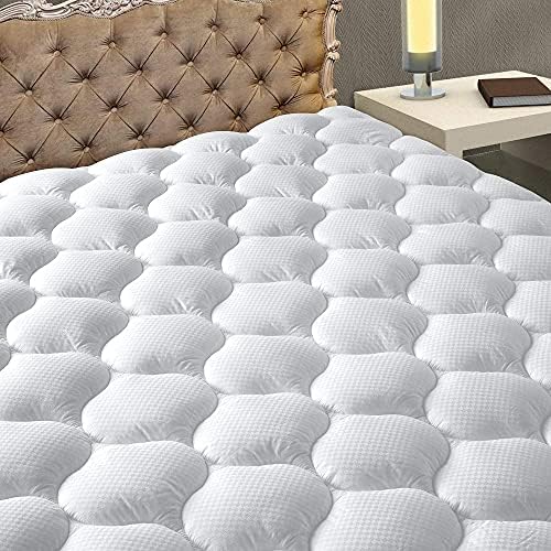 Matbeby Full Mattress Pad Cooling Breathable Fluffy Soft 21 Inch Deep