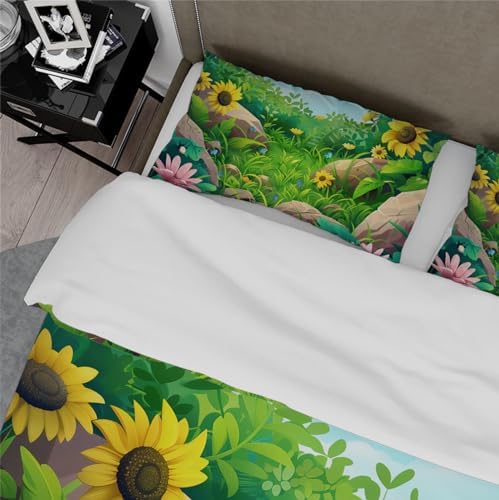 HOBBOY Cartoon Kids Duvet Cover Set 3 Piece 1